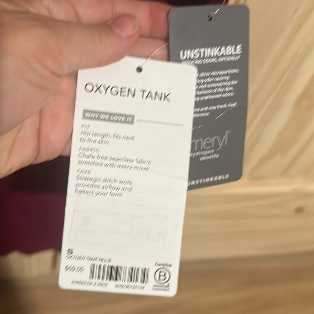 NWT Athleta Oxygen Tank Size S Mulberry - Picture 10 of 10